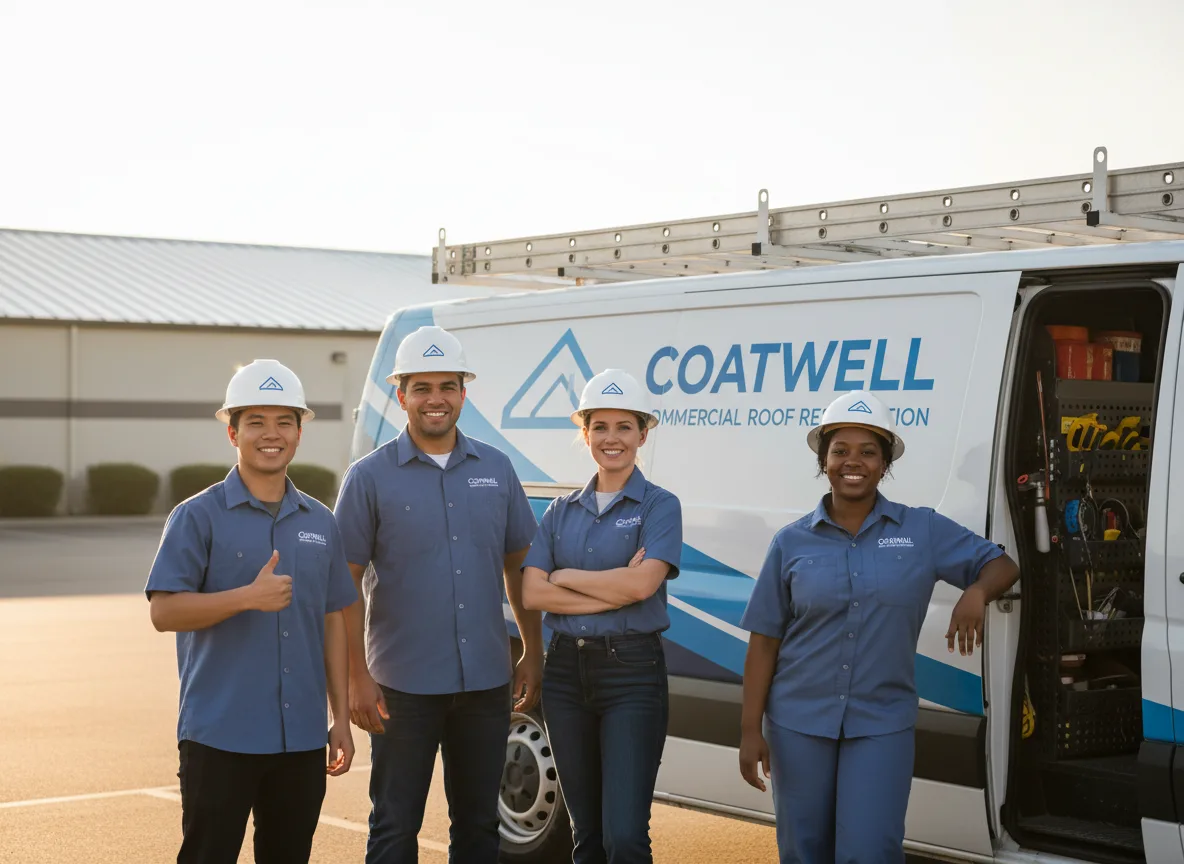 Commercial roof coating company in Inwood, IA